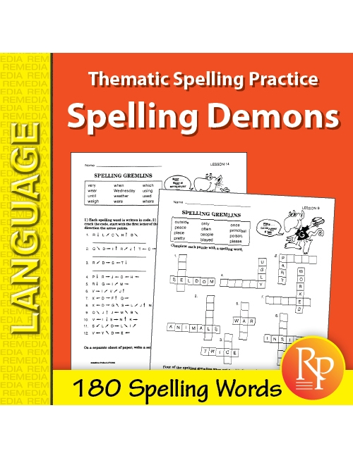 Thematic Spelling Practice: Spelling Demons (eBook)