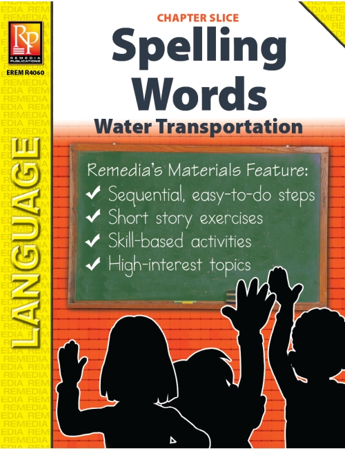 Water Transportation Spelling Words (Chapter Slice)