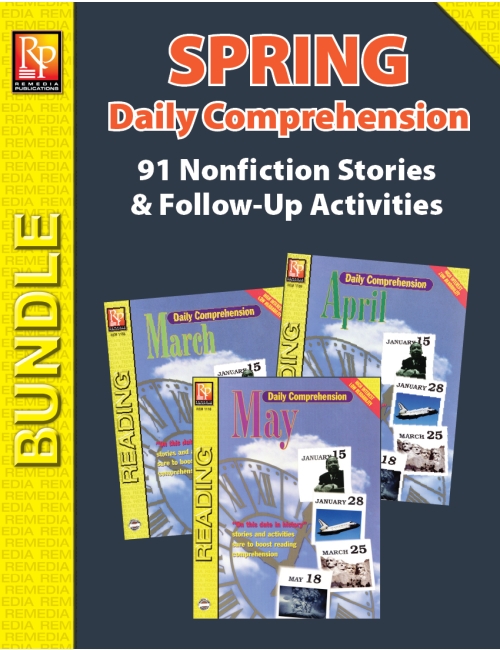 Daily Comprehension: Spring (PDF eBook Bundle)