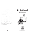 Teen Reader Storybook: My Best Friend (Reading Level 1.5)