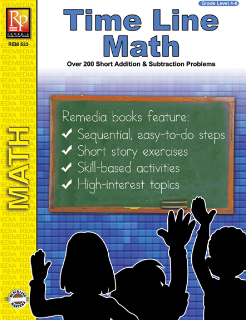 Time Line Math Word Problems & History (eBook)