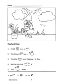 Color & Number Sight Word Activities (eBook)