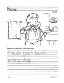 Read, Write, & Color: Safety, Health, & Manners (eBook)