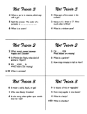 Not Trivia! Task Card Game for All Subjects (Grade 3)