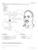 Winter Holiday Crossword Puzzles & Word Searches (Chapter Slice)