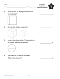 Symmetry, Congruency, Radius, & Diameter (Chapter Slice)