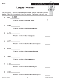 Ten Thousands Place: Place Value Activities (Chapter Slice)