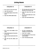 Follow Cardinal & Spatial Directions: Living Room Floor Plan (Chapter Slice)