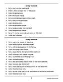 Follow Cardinal & Spatial Directions: Living Room Floor Plan (Chapter Slice)