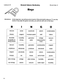 Science: Content Area Vocabulary (Chapter Slice)