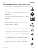 Safety Words Unit: Survival Signs & Symbols Vocabulary (Chapter Slice)