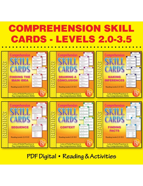 Comprehension Skill Cards Set (RL 2.0-3.5)