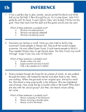 Comprehension Skill Cards - Making Inferences (RL 2.0-3.5)