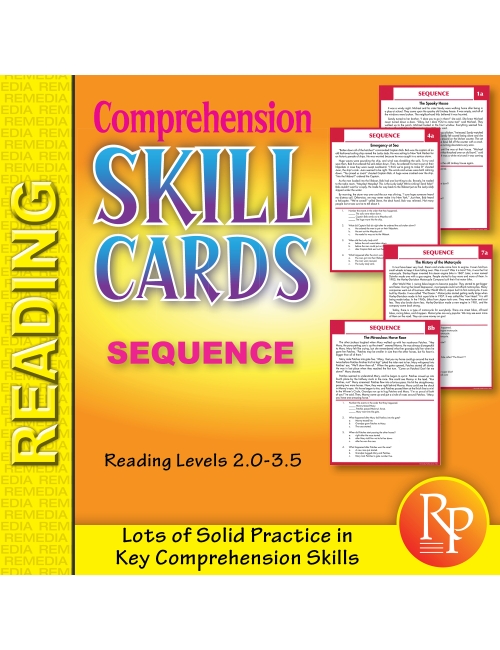 Comprehension Skill Cards - Sequence (RL 2.0-3.5)