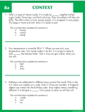 Comprehension Skill Cards - Finding Context (RL 2.0-3.5)