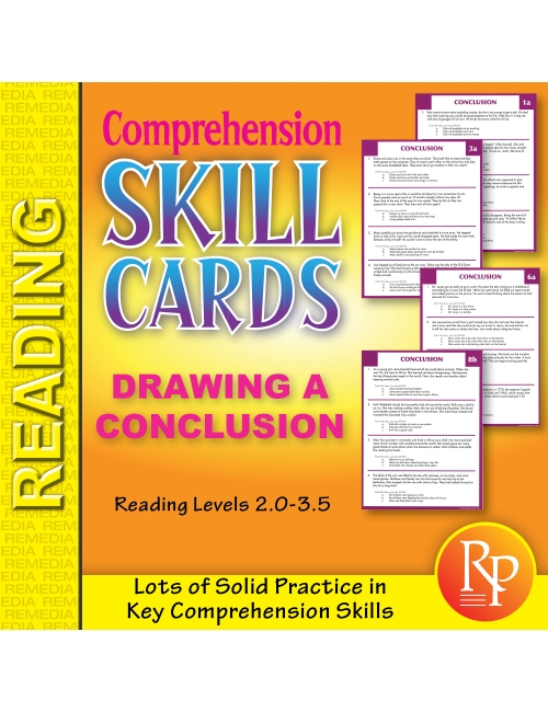 Comprehension Skill Cards - Drawing a Conclusion (RL 2.0-3.5)