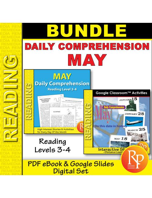 May Digital Resource Activities - Daily Reading Comprehension Passages