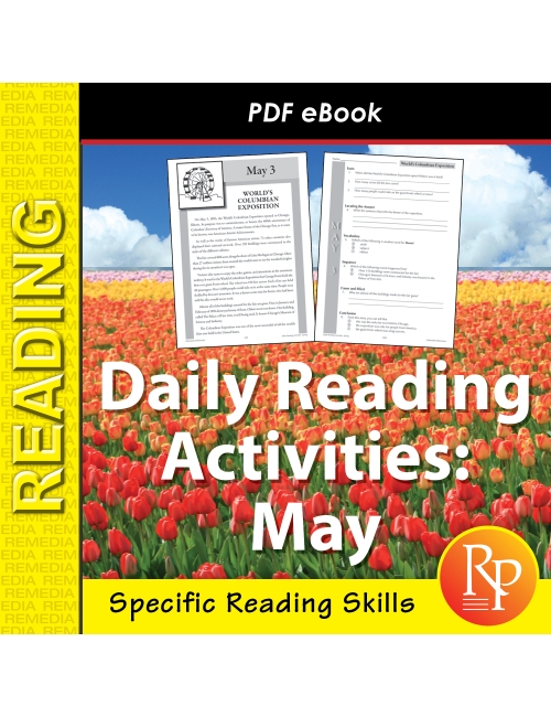 MAY Daily Reading Activities: Main Idea, Fact & Opinion, Inference | Activities