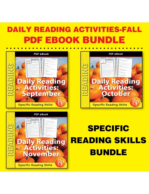 FALL Daily Reading Activities - Short Nonfiction Passages - Historical Facts