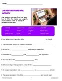  Life Skills Lessons: Job Applications - Filling Out Forms