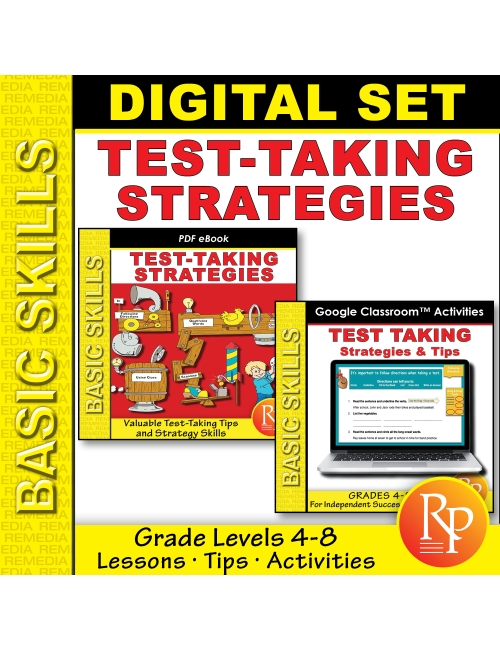 Test-Taking Strategies & Tips: PDF & Google Set