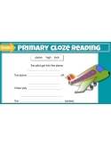 Beginning Cloze Reading Stories & Activities SET GOOGLE SLIDES Cloze Rdg 1-2