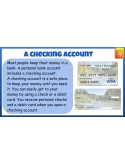 BIG BANKING GOOGLE SLIDES SET: Using a Checking Account, Debit Card, ATM, Credit Card