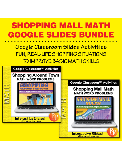 Google Slides Bundle: Shopping Mall Math