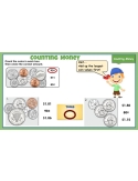 Money: LIFE SKILLS SET! 136 GOOGLE SLIDES-COINS, DOLLARS, MATH WORD PROBLEMS