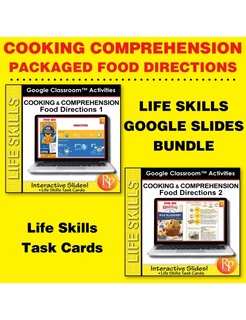 Packaged Food Directions GOOGLE SLIDES SET