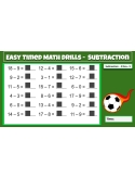 Google Slides: Self-Checking Easy Timed Math Drills - Subtraction