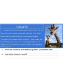 Google Slides - High Interest / Low Vocabulary Reading about Fascinating Creatures & Animals