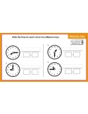 Google Classroom: Clocks Time Concepts