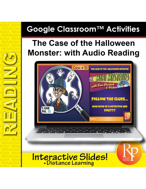 Multimedia Google Activities Halloween Mini Mystery - Audio Activities!