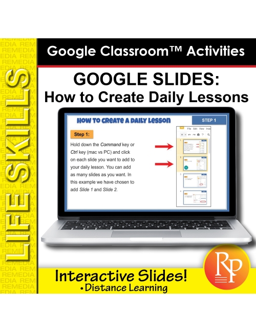 Google Slides - How To Create Daily Lessons