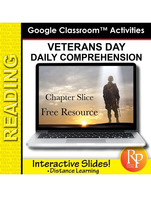 Google Slides: Veterans Day - Daily Comprehension