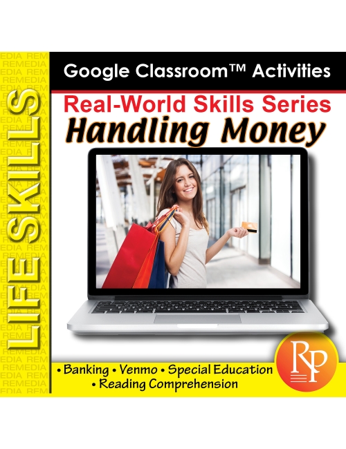 Google Slides HANDLING MONEY: Reading Comprehension, Life Skills, Banking, Venmo