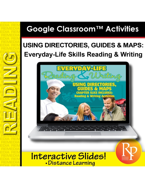 Google Slides: Using Directories, Guides, and Maps - Everyday-Life Reading and Writing