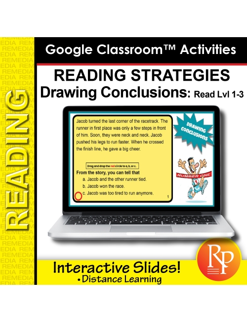 Google Classroom: Drawing Conclusions - Reading Strategies | Distance Learning