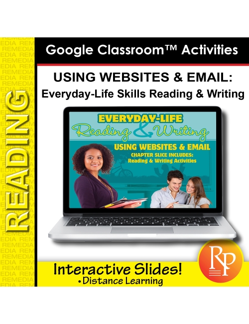 Google Slides: Using Websites and Emails - Everyday-Life Reading & Writing Practice