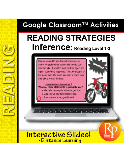 Google Classroom: Making Inferences - Reading Strategies | Distance Learning