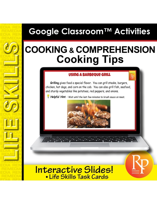 Life Skills COOKING COMPREHENSION - Cooking Tips - Recipes | Special Ed | GOOGLE