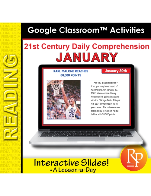 21st Century Daily Comprehension January Google Slides