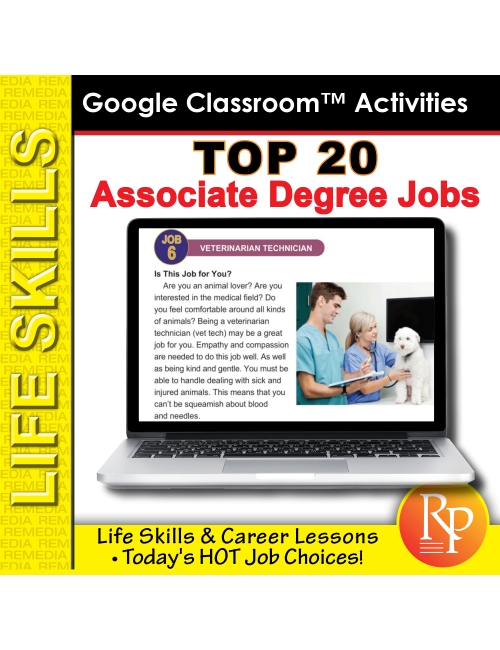 Top 20 Associate Degree Jobs | Life Skills Activities | Reading | Careers GOOGLE