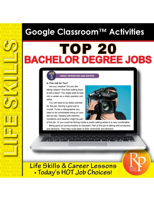 Top 20 Bachelor's Degree Jobs | Life Skills & Career Exploration | GOOGLE