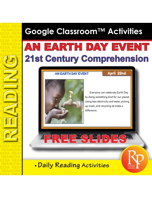 FREE Earth Day Google Slides Activities: Non Fiction - Daily Comprehension