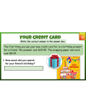 Bank Account Practice: Credit Card Activities - Math | Reading | GOOGLE