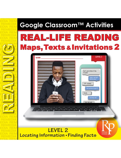 Reading Maps, Texts & Invitations Level 2: Google Slides