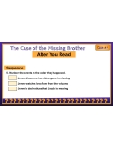 Mini Mysteries & Scaffolded Reading Activities (Cases 4-6) Google Slides