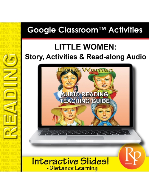 Google Slides: Little Women - Abridged Story, Activities & Audio